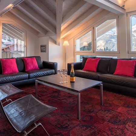 Chalet Brunner Penthouse Wengen Extérieur photo