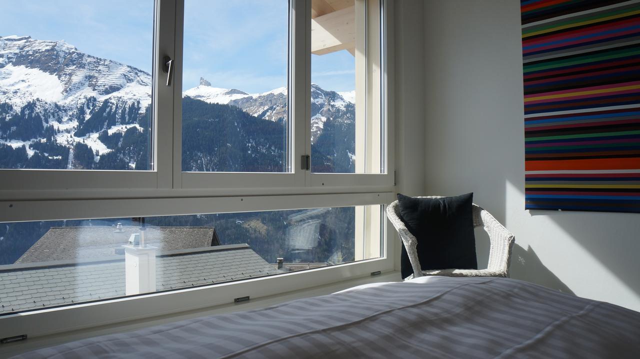 Chalet Brunner Penthouse Wengen Extérieur photo