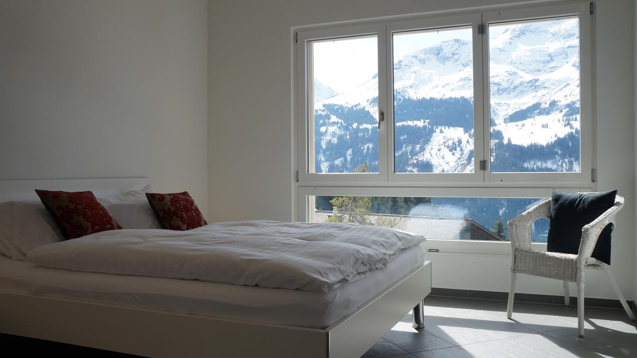 Chalet Brunner Penthouse Wengen Extérieur photo