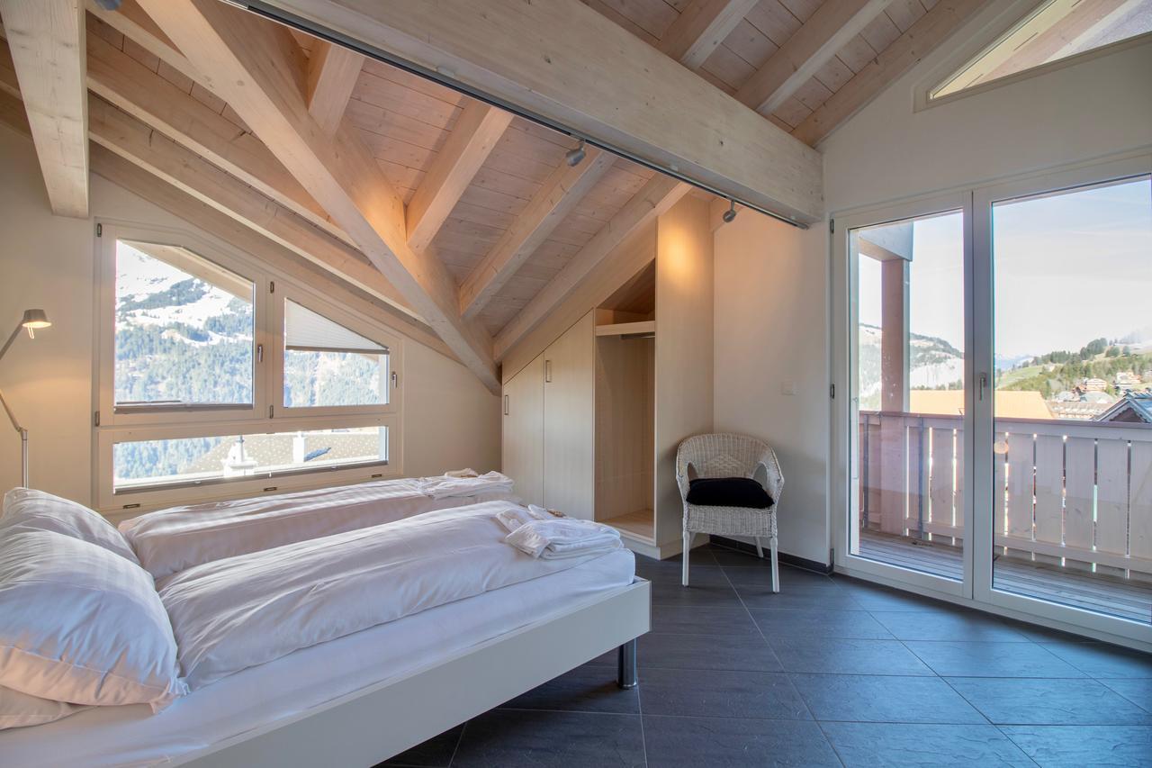 Chalet Brunner Penthouse Wengen Extérieur photo