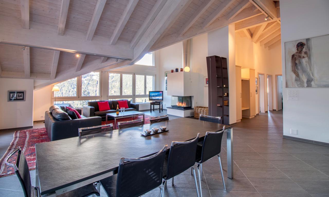 Chalet Brunner Penthouse Wengen Extérieur photo