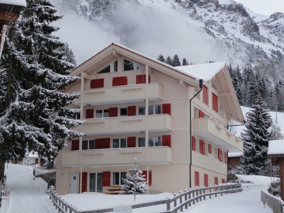 Chalet Brunner Penthouse Wengen Extérieur photo